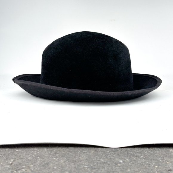 BROOKES BOSWELL HAT Cassie in Black Velour Felt size XS - Picture 4 of 9